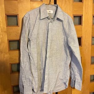 Mr P. (MR PORTER) Linen-Blend Button Down, Portugal, M